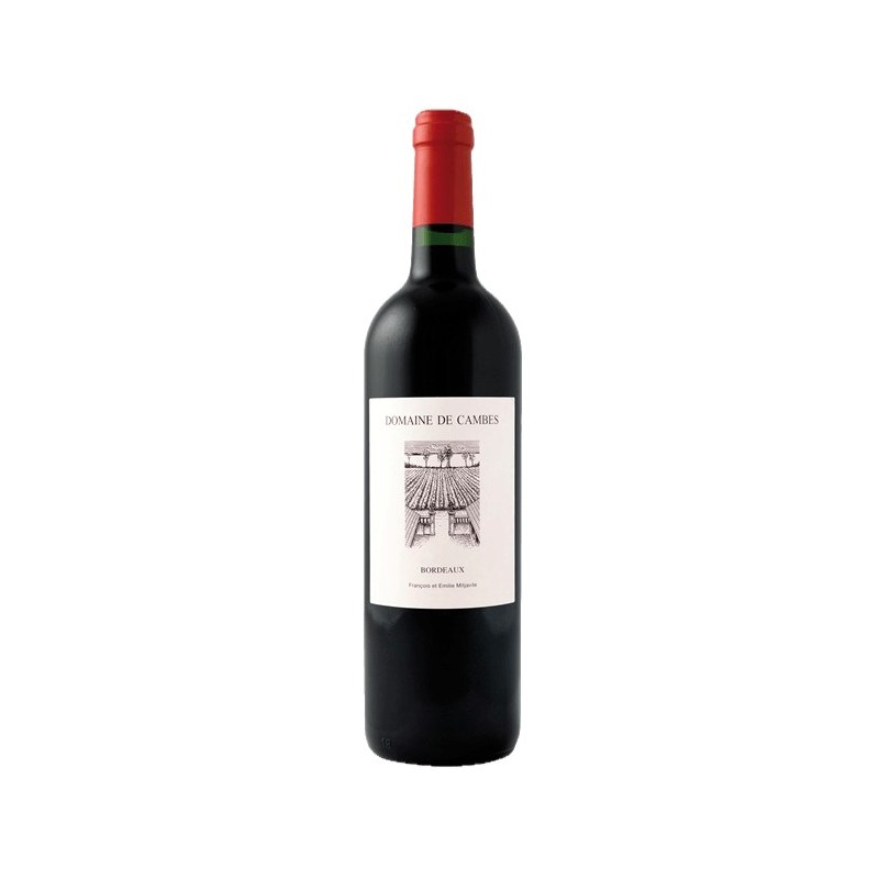 "DOMAINE DE CAMBES" 2023 BORDEAUX AOC ROUGE 75 CL CRD - French Wine 75cl